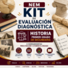 Kit de Evaluación Diagnóstica NEM Historia 1° de Secundaria 2026-2027 | 4 Herramientas para Evaluar y Atender el Rezago | Word y Excel Editable