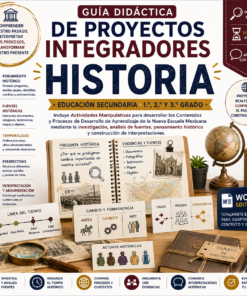 Proyectos Integradores de Historia para Secundaria | NEM 2026-2027 | Word Editable