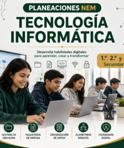 Planeaciones NEM Tecnología Informática 1.º 2.º y 3.º Secundaria | Programa Analítico y Planeaciones 2026.2027 | Word Editable