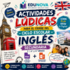 Actividades Lúdicas para el Cierre del Ciclo Escolar | Inglés Secundaria | Guía PDF + Presentación PPT Editable