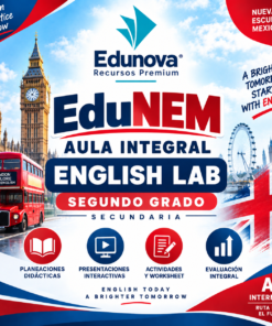 EduNEM Aula Integral | Inglés Segundo Grado de Secundaria NEM · English Lab A1 Intermedio · Ciclo Escolar 2026-2027