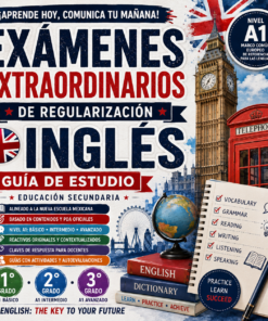 Exámenes Extraordinarios de Regularización + Guía de Estudio Inglés Secundaria 1°, 2° y 3° Grado NEM | Word Editable