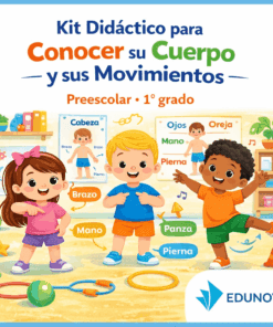 Kit Didáctico para Conocer su Cuerpo y sus Movimientos – Preescolar 1°