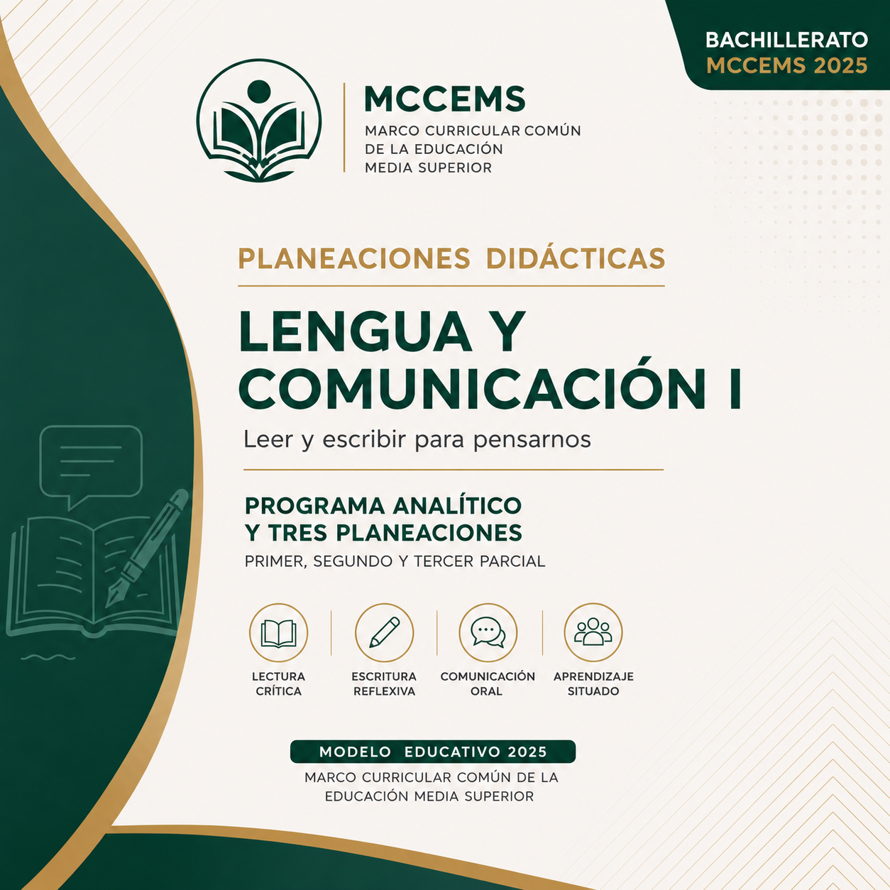 Planeaciones Didácticas Lengua y Comunicación I Bachillerato MCCEMS (Plan 2025) | Programa Analítico y Planeaciones Editables en Word 1 Planeaciones Didácticas Lengua y Comunicación I Bachillerato MCCEMS (Plan 2025) | Programa Analítico y Planeaciones Editables en Word