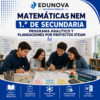 Matemáticas NEM 1.º de Secundaria | Programa Analítico y Planeaciones por Proyectos STEAM 2026-2027 | Word Editable