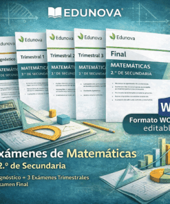 Exámenes de Matemáticas – 2.º de Secundaria (Nueva Escuela Mexicana)