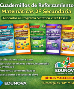 Cuadernillos de Reforzamiento – Matemáticas 2° de Secundaria
