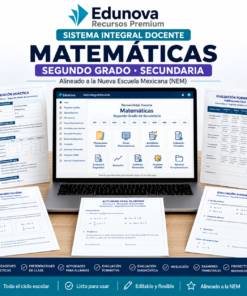 EduNEM Aula Integral | Matemáticas Segundo Grado de Secundaria NEM · Ciclo Escolar Completo 2026-2027