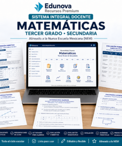 EduNEM Aula Integral | Matemáticas Tercer Grado de Secundaria NEM · Ciclo Escolar Completo 2026-2027