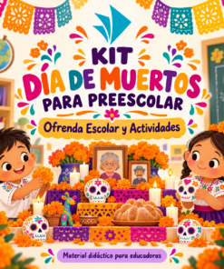 Kit Día de Muertos para Preescolar | Ofrenda Escolar y Actividades
