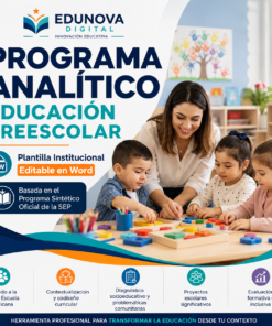 Programa Analítico Educación Preescolar NEM 2026-2027 Editable en Word | Basado en Programa Sintético Oficial SEP