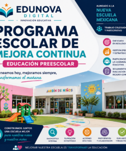 Programa Escolar de Mejora Continua Preescolar Editable en Word | PEMC NEM 2026-2027 Basado en Orientaciones SEP