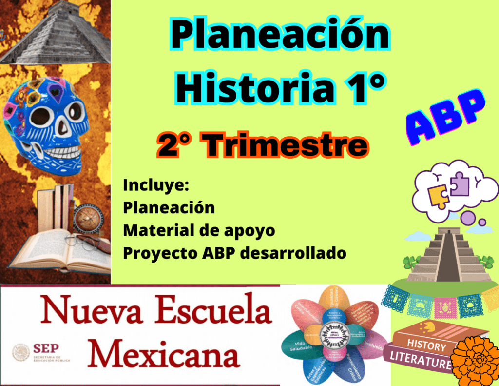 Planeación Historia 1° grado NEM (Segundo Trimestre)