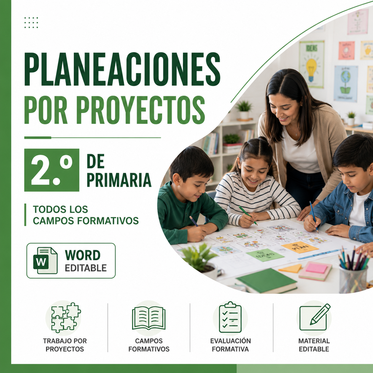 Planeaciones por Proyectos NEM 2° de Primaria Todos los Campos Formativos 2026-2027 Word Editable 1 Planeaciones por Proyectos NEM 2° de Primaria Todos los Campos Formativos 2026-2027 Word Editable