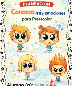 Planeación Conozco mis emociones para Preescolar
