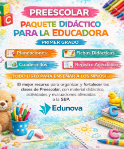 Paquete Didáctico para la Educadora – Preescolar Primer Grado