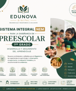 Sistema Integral para la Enseñanza en Preescolar 1er Grado: Desarrollo y Seguimiento del Aprendizaje NEM 2026-2027