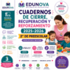 Cuadernos de Cierre, Recuperación y Reforzamiento 2025-2026 2° Preescolar | Material Digital NEM