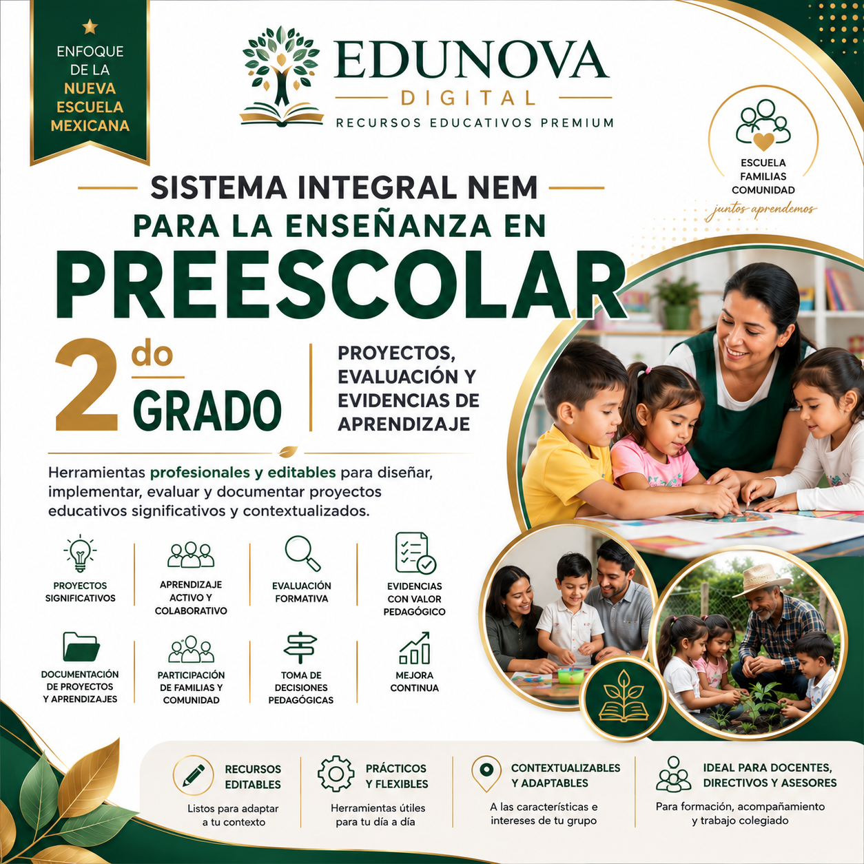 Sistema Integral para la Enseñanza en Preescolar 2do Grado: Proyectos, Evaluación y Evidencias de Aprendizaje NEM 2026-2027 1 Sistema Integral para la Enseñanza en Preescolar 2do Grado: Proyectos, Evaluación y Evidencias de Aprendizaje NEM 2026-2027