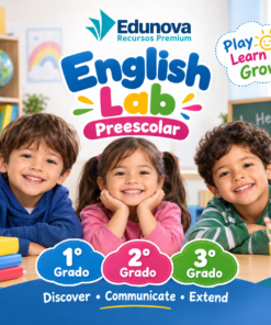 English Lab Preescolar 1°, 2° y 3° Grado | Inglés Interactivo con Planeaciones, Clases y Recursos