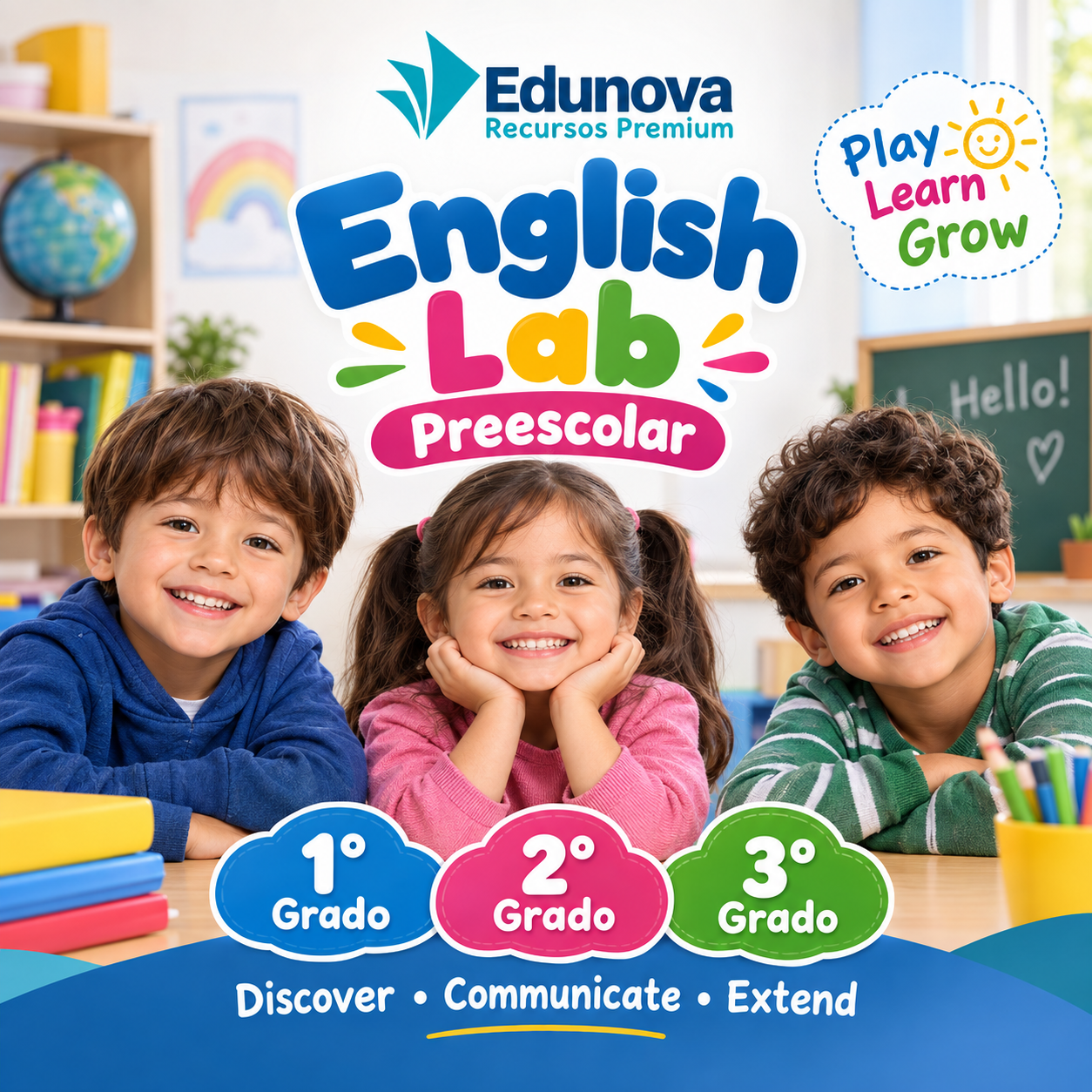 English Lab Preescolar 1°, 2° y 3° Grado | Inglés Interactivo con Planeaciones, Clases y Recursos 1 English Lab Preescolar 1°, 2° y 3° Grado | Inglés Interactivo con Planeaciones, Clases y Recursos