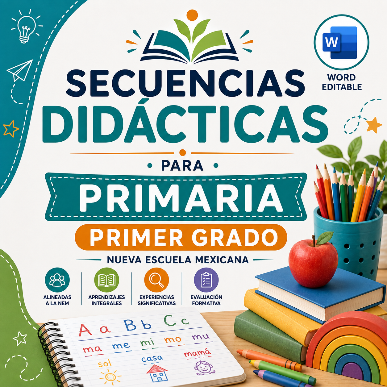Secuencias Didácticas para Primaria Primer Grado | Planeaciones NEM 2026-2027 | Word Editable 1 Secuencias Didácticas para Primaria Primer Grado | Planeaciones NEM 2026-2027 | Word Editable