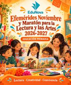 Efemérides Noviembre y Maratón por la Lectura y las Artes 2026-2027 | Primaria: actividades y recursos didácticos