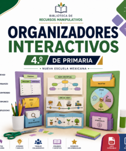 Organizadores Interactivos NEM 2026-2027 4° de Primaria | Proyectos Integradores | PDF + Word Editable