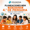 Planeaciones NEM 4.º de Primaria por Proyectos 2026-2027 | Todos los Campos Formativos | Word Editable