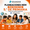 Planeaciones NEM 5.º de Primaria por Proyectos 2026-2027 | Todos los Campos Formativos | Word Editable
