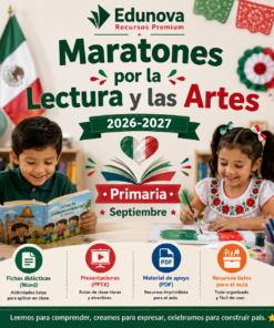 Maratones por la Lectura y las Artes para Primaria 2026-2027 | 1° a 6° Grado | Septiembre | NEM