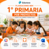 Planeaciones NEM 1.º de Primaria por Proyectos 2026-2027 | Todos los Campos Formativos | Word Editable