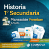 Historia 1° Secundaria Planeación Premium Anual