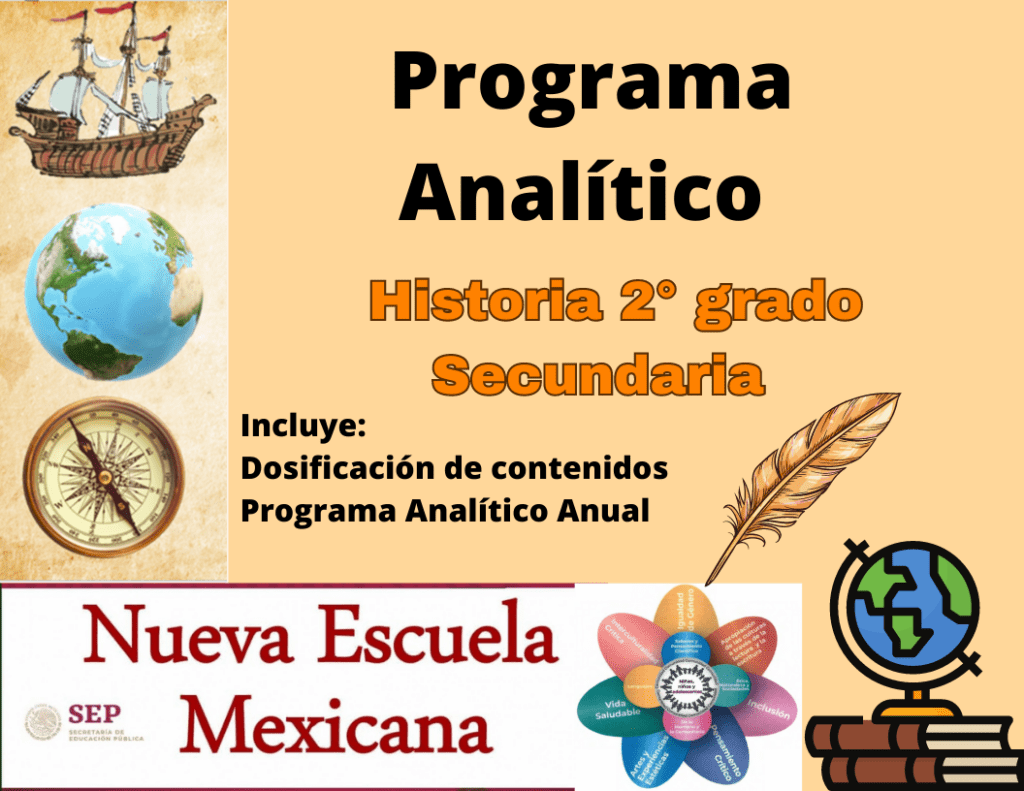 Programa Analítico Historia 2° grado de Secundaria