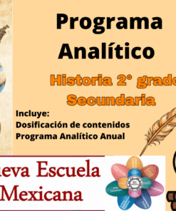 Programa Analítico Historia 2° grado Secundaria