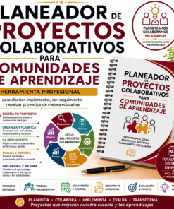 Planeador de Proyectos Colaborativos para Comunidades de Aprendizaje Editable en Word | Formatos para Diseñar, Gestionar y Evaluar Proyectos de Mejora Educativa