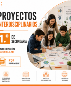 Proyectos Interdisciplinarios NEM 1° de Secundaria 2026-2027 PDF Imprimible