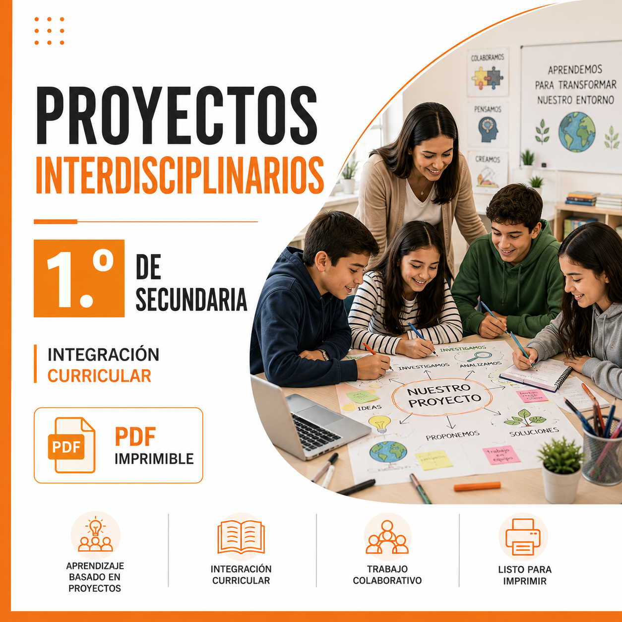 Proyectos Interdisciplinarios NEM 1° de Secundaria 2026-2027 PDF Imprimible 1 Proyectos Interdisciplinarios NEM 1° de Secundaria 2026-2027 PDF Imprimible