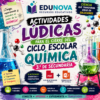Actividades Lúdicas para el Cierre del Ciclo Escolar | Química 3 Secundaria | Guía PDF + Presentación PPT Editable