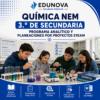 Química NEM 3.º de Secundaria | Programa Analítico y Planeaciones por Proyectos STEAM 2026-2027 | Word Editable