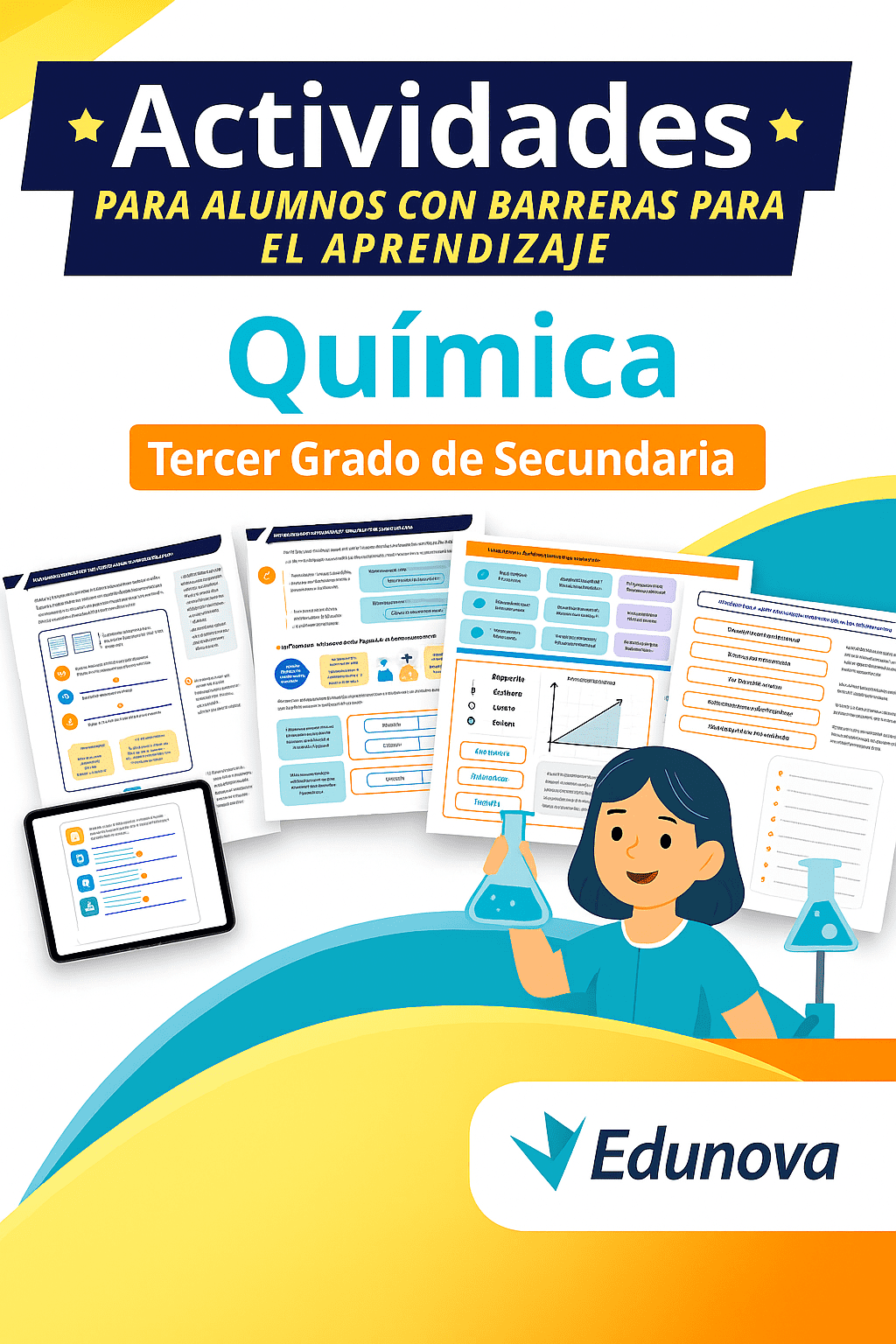 Química Tercer Grado de Secundaria- Actividades para Alumnos con Barreras para el Aprendizaje 1 Química Tercer Grado de Secundaria- Actividades para Alumnos con Barreras para el Aprendizaje