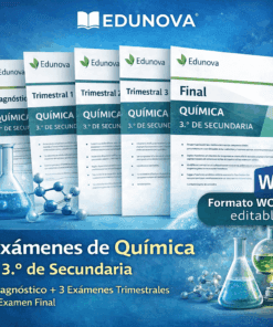 Exámenes de Química – 3.º de Secundaria (Nueva Escuela Mexicana)