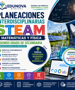 Planeaciones Interdisciplinarias NEM 2° Secundaria Saberes y Pensamiento Científico 2026-2027 | Todo el Ciclo Escolar Mes por Mes - Proyectos STEAM