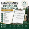 Seguimiento del Consejo Técnico Escolar Editable en Word | Formatos para Acuerdos, Evidencias y Mejora Continua