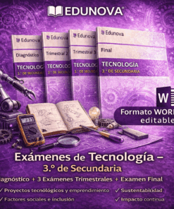 Exámenes de Tecnología – 3.º de Secundaria (Nueva Escuela Mexicana)