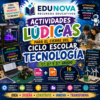 Actividades Lúdicas para el Cierre del Ciclo Escolar | Tecnología Secundaria | Guía PDF + Presentación PPT Editable