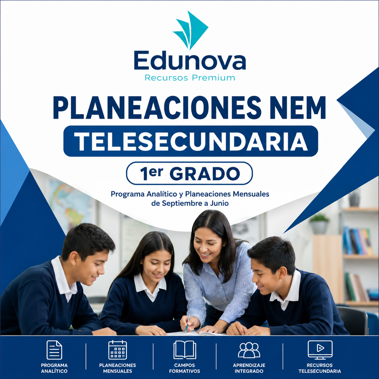 Planeaciones NEM Telesecundaria 1er Grado 2026-2027 | Programa Analítico y Planeación Mensual | Word Editable 1 Planeaciones NEM Telesecundaria 1er Grado 2026-2027 | Programa Analítico y Planeación Mensual | Word Editable