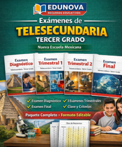 Exámenes de Telesecundaria – Tercer Grado (Nueva Escuela Mexicana)