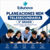Planeaciones NEM Telesecundaria 3° Grado 2026-2027 | Programa Analítico y Planeación Mensual | Word Editable