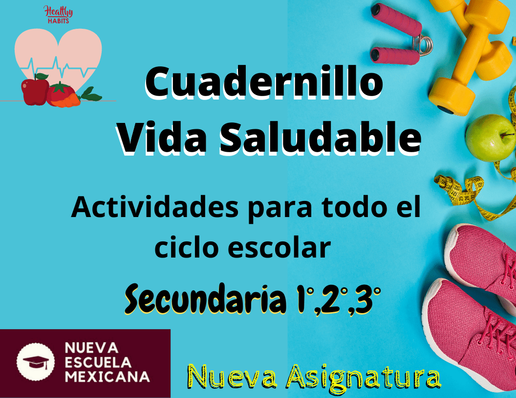 Cuadernillo Anual Vida Saludable (Secundaria 1°,2°,3°)